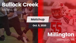 Matchup: Bullock Creek vs. Millington  2020