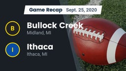 Recap: Bullock Creek  vs. Ithaca  2020