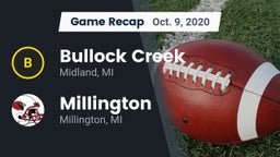 Recap: Bullock Creek  vs. Millington  2020