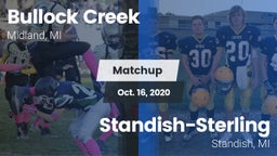 Matchup: Bullock Creek vs. Standish-Sterling  2020