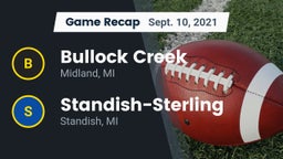 Recap: Bullock Creek  vs. Standish-Sterling  2021