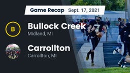 Recap: Bullock Creek  vs. Carrollton  2021