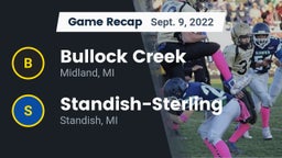 Recap: Bullock Creek  vs. Standish-Sterling  2022