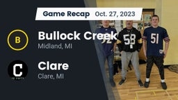 Recap: Bullock Creek  vs. Clare  2023