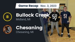 Recap: Bullock Creek  vs. Chesaning  2023