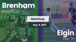 Matchup: Brenham vs. Elgin  2017