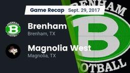 Recap: Brenham  vs. Magnolia West  2017