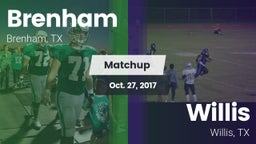 Matchup: Brenham vs. Willis  2017