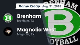 Recap: Brenham  vs. Magnolia West  2018