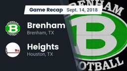 Recap: Brenham  vs. Heights  2018