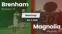 Matchup: Brenham vs. Magnolia  2020