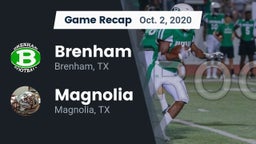 Recap: Brenham  vs. Magnolia  2020