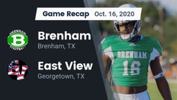 Recap: Brenham  vs. East View  2020