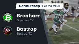 Recap: Brenham  vs. Bastrop  2020