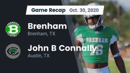 Recap: Brenham  vs. John B Connally  2020