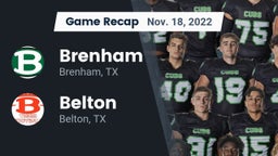 Recap: Brenham  vs. Belton  2022