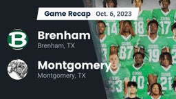 Recap: Brenham  vs. Montgomery  2023