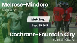 Matchup: Melrose-Mindoro vs. Cochrane-Fountain City  2017