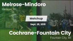Matchup: Melrose-Mindoro vs. Cochrane-Fountain City  2018
