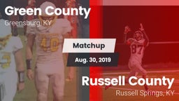 Matchup: Green County vs. Russell County  2019