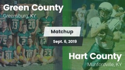 Matchup: Green County vs. Hart County  2019