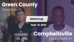 Matchup: Green County vs. Campbellsville  2020