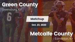 Matchup: Green County vs. Metcalfe County  2020