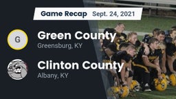 Recap: Green County  vs. Clinton County  2021