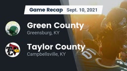 Recap: Green County  vs. Taylor County  2021