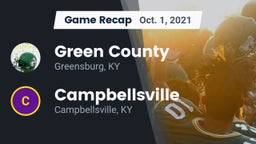 Recap: Green County  vs. Campbellsville  2021