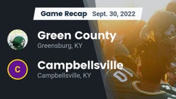 Recap: Green County  vs. Campbellsville  2022