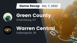 Recap: Green County  vs. Warren Central  2022