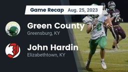 Recap: Green County  vs. John Hardin  2023