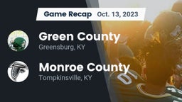 Recap: Green County  vs. Monroe County  2023
