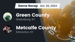 Recap: Green County  vs. Metcalfe County  2023