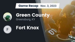 Recap: Green County  vs. Fort Knox 2023