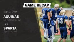 Recap: Aquinas  vs. Sparta  2016