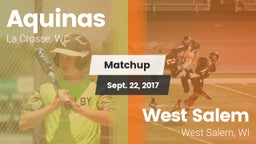 Matchup: Aquinas vs. West Salem  2017