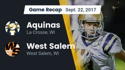 Recap: Aquinas  vs. West Salem  2017