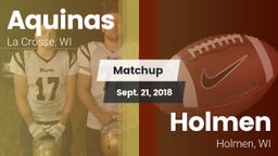 Matchup: Aquinas vs. Holmen  2018