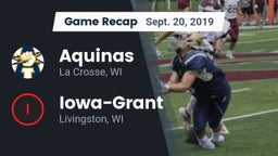 Recap: Aquinas  vs. Iowa-Grant  2019