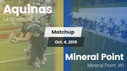 Matchup: Aquinas vs. Mineral Point  2019