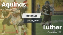 Matchup: Aquinas vs. Luther  2019