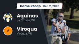 Recap: Aquinas  vs. Viroqua  2020