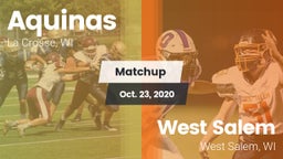 Matchup: Aquinas vs. West Salem  2020