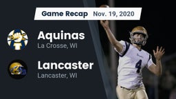 Recap: Aquinas  vs. Lancaster  2020