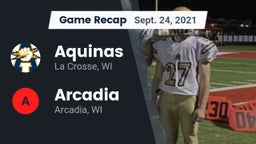 Recap: Aquinas  vs. Arcadia  2021