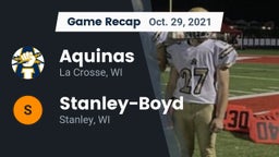 Recap: Aquinas  vs. Stanley-Boyd  2021