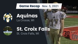 Recap: Aquinas  vs. St. Croix Falls  2021