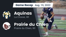 Recap: Aquinas  vs. Prairie du Chien  2022